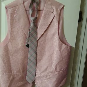 Men vest & Tie